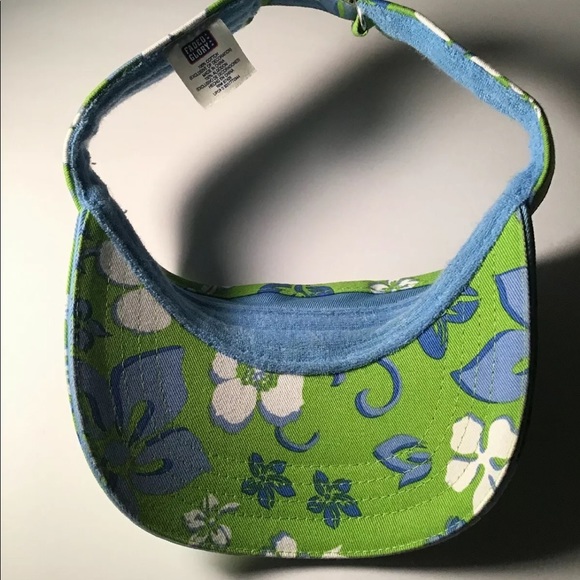 Faded Glory Visor with Flowers - Picture 4 of 4